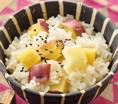 さつまいもの塩バターごはん