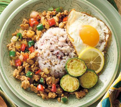 ガパオライス風夏越しごはん